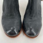 A.S.98 Black Leather Mules Silver Studded Heeled Shoes Boho Cottage EU Size 36 Photo 9