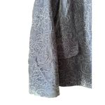 J.Jill Embroidered Floral velvet quilted Blue Blazer Jacket, Women's Size L Size L Photo 1