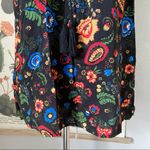 Modcloth NWOT Masterpiece Sleeveless Lace-Up Top in Folksy Floral Print Photo 2