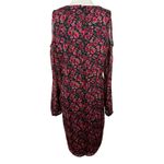 Ralph Lauren Lauren  Womens Red Pink Floral‎ Cold Shoulder Dress Sz 4 | Romantic Photo 2