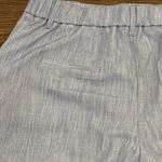 Nine West High Waist Shorts Heathered Blue and White Size Large Photo 7