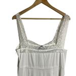 LIONESS Vintage Ballerina Porcelain White Lace Trim Sleeveless Maxi Dress Size M Photo 7