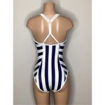 Tommy Bahama New.  navy and white stripe active swimsuit. 4. Retails $155 Photo 6