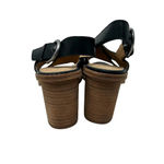 Madewell The Ruthie Crisscross Sandal in Leather in Black Size 5.5 Photo 4