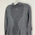 Zyia  Active Fog Performance 1/4 Zip Pullover Sweatshirt Gray Long Sleeve Photo 5