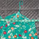 Old Navy  medium ruffle v neck tank top spaghetti strap floral print lightweight Photo 2