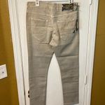 RaRe women's size 30 dirt distressed skull emblem stretch DHARLA 5 pocket jeans Tan Photo 3