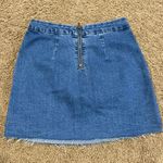 Denim Mini Skirt Blue Photo 1