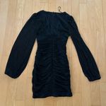 Princess Polly remmey long sleeve metallic mini dress with sheer sleeves Photo 2