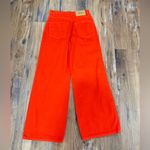 BDG  Bright Orange/Red Wide Jeans Photo 2