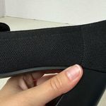 Adrienne Vittadini  Black Heeled Loafer Knit Womens 9.5 Slip On Pump Preppy Heels Photo 7