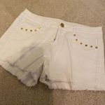 Levi's Women white demin short jeans Photo 2