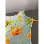 Jolie & Joy Lemon Print Sleeveless Bodycon Dress | Size Medium Green Photo 5