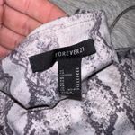 Forever 21 Size Medium Y2K Snakeskin Crop Tank Top Shirt Photo 2