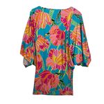 Trina Turk  SWIM $152 Women's Poppy‎ Boatneck Tunic Swim Cover-Up Dress XS Photo 3