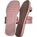 Dolce Vita Women's Low Heel Adore Rose Leather Flat Sandals Sz 7.5 NWOT Pink Photo 5