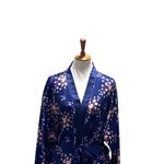 Morgan Lane X Floral Robe Blue One Size Photo 4