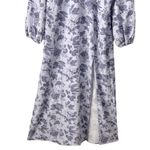 Hill House  the Simone Dress lilac Tonal Floral Long Sleeve Maxi XS NWT Photo 5