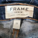 frame denim Frame Le Skinny De Jeanne‎ Crop Blue Denim Jeans Size 25 Photo 3