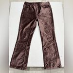 Free People  Velvet Crop Pants, Mauve, Size 28 Photo 5