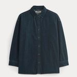 Everlane  The Oversized Denim Shirt in Tungsten Rinse, Size 2 Photo 6