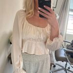 VICI White Silk Top Photo 0