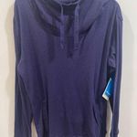 Columbia NWT Purple Cotton Hooded shirt with Drawstring sz Large Photo 0