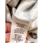 NEW Bibi Womens Animal Print Keyhole Back Short Sleeve Romper Cream Black Small Photo 11