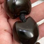 L.E.I Kukui Nut HAWAIIAN Black Dark Chocolate  32” Necklace Photo 6