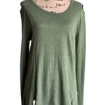 Nation Ltd  Cut Out Green Top Size Medium Photo 1