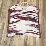 Dylan Baja Boho Fringe Poncho size XS/small. Photo 6
