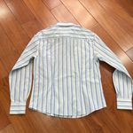 Brooks Brothers Brooks Brother Women’s Fitted Non-Iron Stretch Cotten Classic Striped Shirt Sz 8 Photo 5