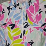 Tommy Bahama  Printed Lng Slv 1/2 Zip Neck‎ Knit UPF 50 Golf Top Polo Sz XS NWOT Photo 2