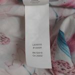 La Blanca  Flyaway Orchid Tunic Cover Up White Pink Green L New Photo 7