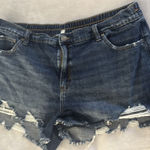 Aerie  Distressed Denim Shorts XL Photo 0