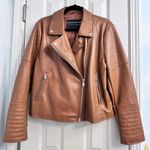 Jacket Leather Brown Size XL Photo 0