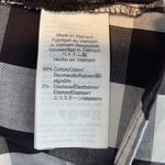 J. Crew Womens Puff Sleeve Oversized Gingham Top Black & White Size 6 Photo 7