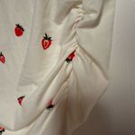 Old Navy White T-Shirt with Strawberry Print Photo 5