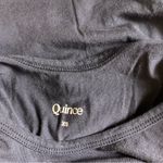 Quince Navy Pima Cotton Tank Top XS Minimalist Soft Basic Everyday Wear Blue Photo 3