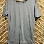 Nike Dri Fit Women's Grey Short Sleeve Tshirt, Drop Tail,Size S,Great Condition Photo 0