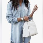 Zilcremo Light Blue Denim Shirt Dress size Small Photo 0