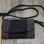 Vera Bradley  Crossbody Wallet Floral‎ Quilted Clutch Bag Photo 0