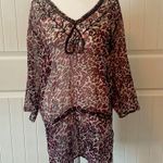 NWT SWIM COVER UP Purple Size M Photo 0