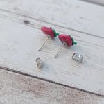 Smiling Strawberry Stud Earrings Photo 1