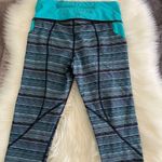 Lululemon Pace Rival Crop Space Dye Twist Turquoise Blue Legging Pocket Photo 7