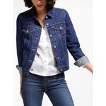 Levi's Levi’s • Dark Wash Original Trucker Jean Jacket Photo 20