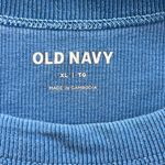 Old Navy Vibrant Blue Ribbed T Shirt Photo 2