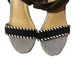 Chinese Laundry  Black & White Print Wedge Espadrille Sandals Women Sz 7.5 Photo 8