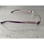 Bebe Eyeglasses Frames ONLY Bashful BB5027 Plum 49-16-130 06/11 Purple rectangle Photo 9