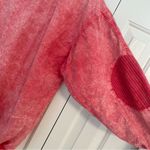 Vintage Y2K Mixed Media Pullover Sz M/L Acid Wash Distressed Corduroy Pink Size M Photo 6